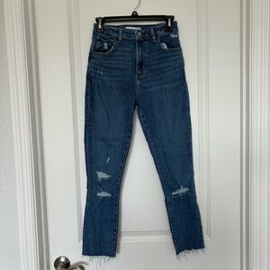 Abercrombie & Fitch The Super Skinny Ankle High Rise Curve Love Jeans 27/4L